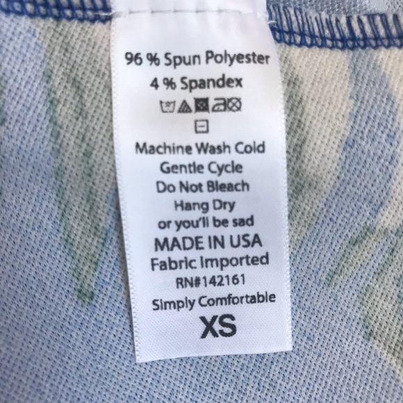 LuLaRoe Nicole Hawaiian Fit & Flare Dress XS NWOT - Picture 6 of 6